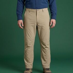Columbia Omni-Shield Hiking Pants Men 40x30‎ Khaki Tan Water Resistent